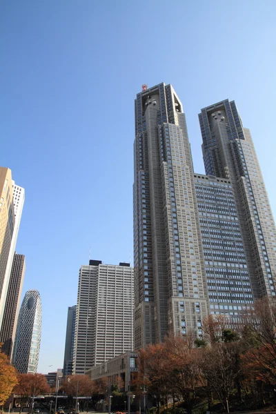 Wolkenkrabbers in Shinjuku, Japan — Stockfoto