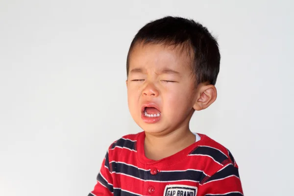 Crying Japanese boy (2 years old) — Stock Photo, Image