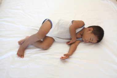 Uyuyan Japon çocuk (1 yaşında)