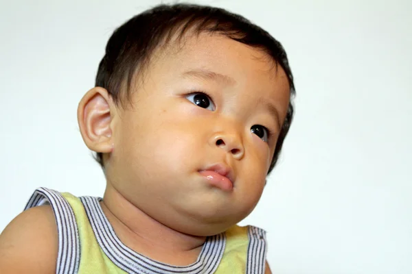 Sonriente bebé japonés niño (0 año de edad ) — Foto de Stock