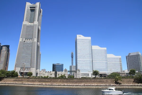 神奈川県の横浜みなとみらい 21 — ストック写真