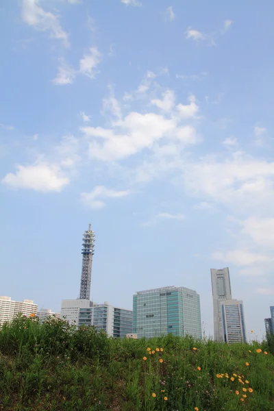 Yokohama Minatomirai 21 in Kanagawa, Japan — Stockfoto