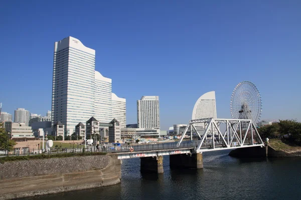 Yokohama Minatomirai 21 i Kanagawa, Japan — Stockfoto