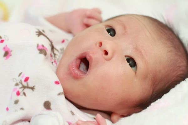 Японская новорожденная девочка (0 лет ) — стоковое фото