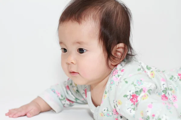Gezinme Japon bebek kız (0 yaşında) — Stok fotoğraf