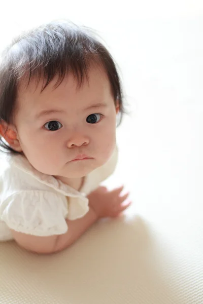 日本の赤ちゃん (0 歳のクロール) — ストック写真