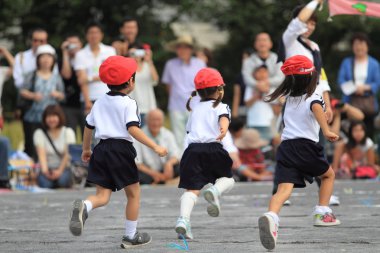 Japon anaokulu spor Festivali