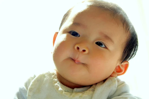 Smiling Japanese baby boy (0 year old) — Stock Photo, Image