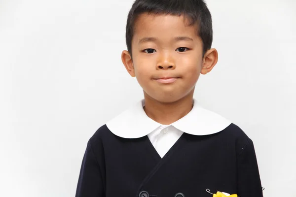 学校制服 (6 歳の日本人少年) — ストック写真