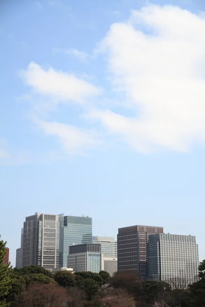 Hoge stijging gebouwen in Marunouchi, Tokio, Japan — Stockfoto