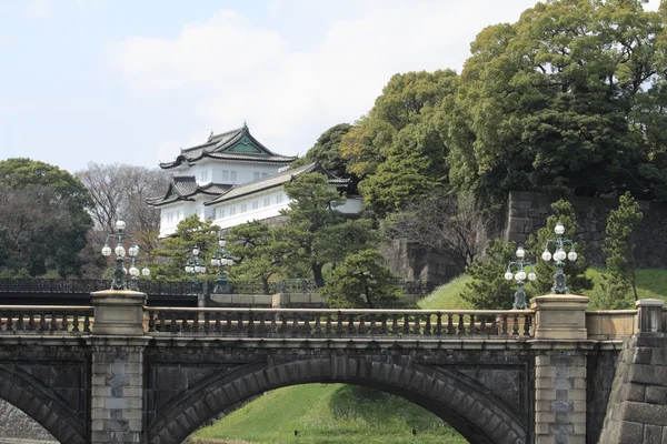 Puente Nijubashi del castillo de Edo en Tokio, Japón —  Fotos de Stock