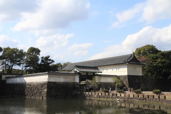 Ote portão do castelo de Edo em Tóquio, Japão — Fotografia de Stock