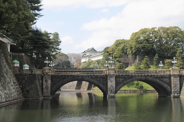 日本东京江户城堡日本桥 — 图库照片