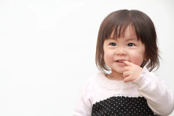 Sorrindo menina japonesa (1 ano de idade ) — Fotografia de Stock