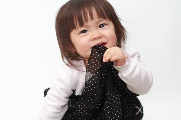 Bébé fille japonaise souriante (1 an ) — Photo