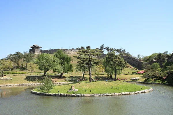 Hwaseong pevnost v Suwon, Korejská republika — Stock fotografie