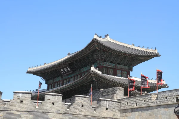 Hwaseong fästning i Suwon, Sydkorea — Stockfoto