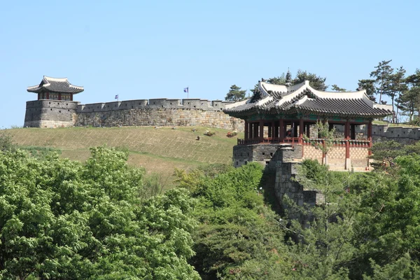 Benteng Hwaseong di Suwon, Republik Korea — Stok Foto