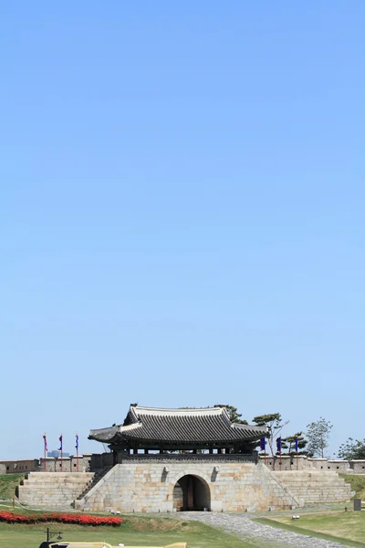 Hwaseong Forteca w Suwon, Korea Południowa — Zdjęcie stockowe