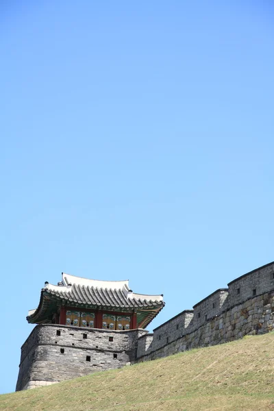 Hwaseong fästning i Suwon, Sydkorea — Stockfoto