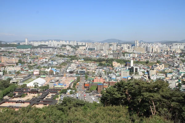 水原、韓国の町並み — ストック写真