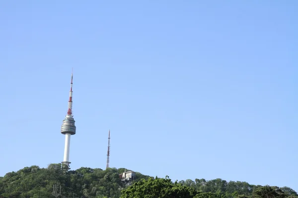Τηλεπικοινωνιακός πύργος N Seoul στη Δημοκρατία της Κορέας — Φωτογραφία Αρχείου