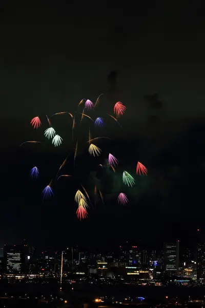 Fireworks at Yokohama, Kanagawa, Japan — Stock Photo, Image