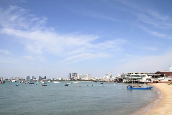 Praia de Pattaya em Chonburi, Tailândia — Fotografia de Stock