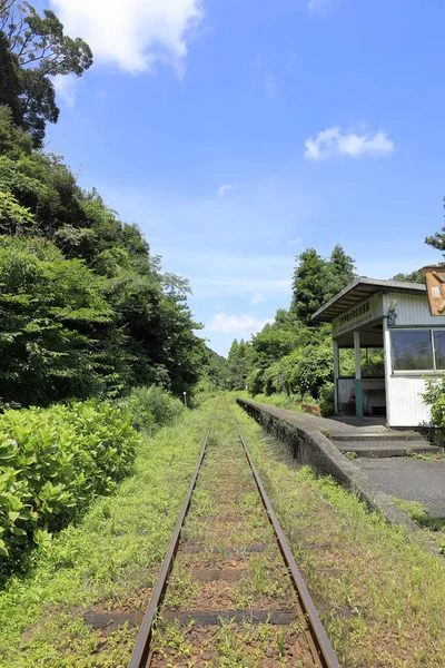 Станция Кугахара Железной Дороги Исуми Исуми Тиба Япония — стоковое фото