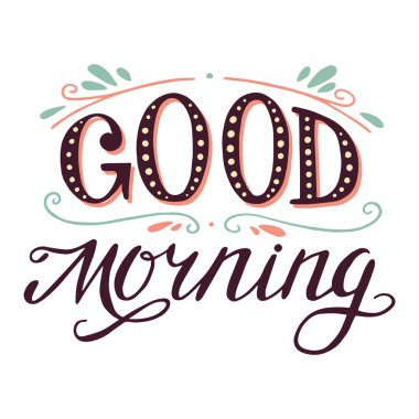 'Günaydın' el yazı