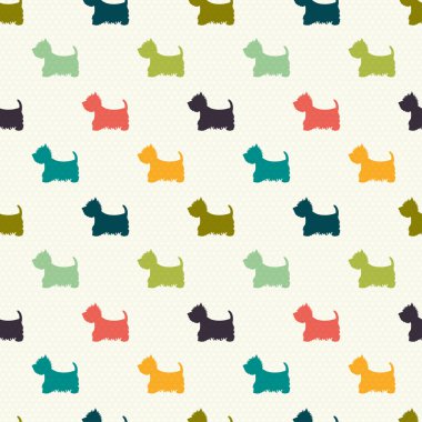 Dogs pattern. clipart