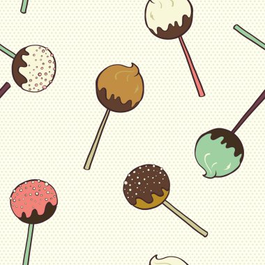 karikatür tatlılar desen.