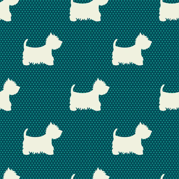 Dogs pattern. — Stock Vector