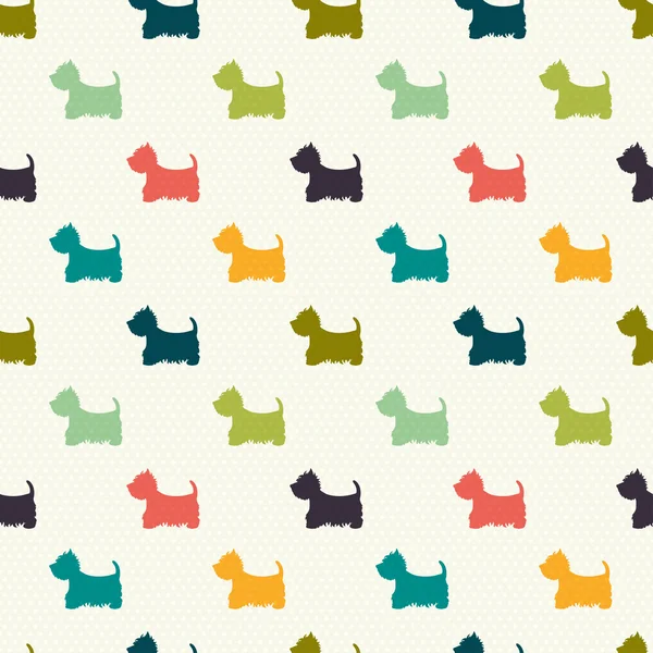 Dogs pattern. — Stock Vector