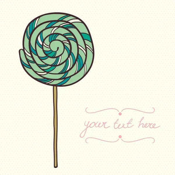 Lolipop doodle. — Stok Vektör