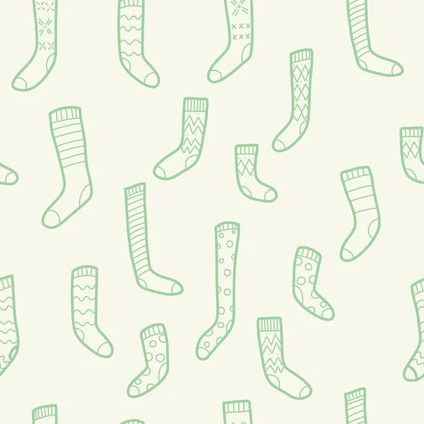 Socks pattern — Stock Vector