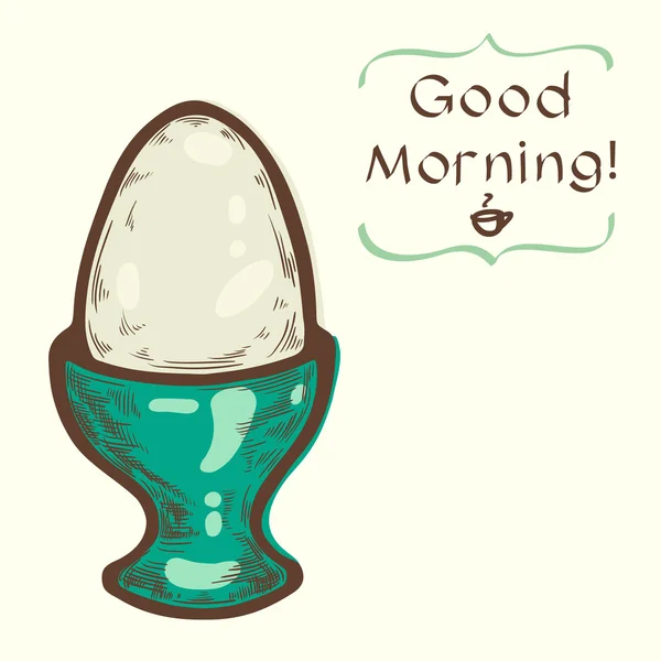 Egg, — Stock Vector