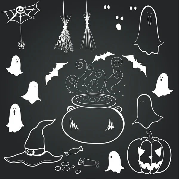 Helloween set — Stockvector