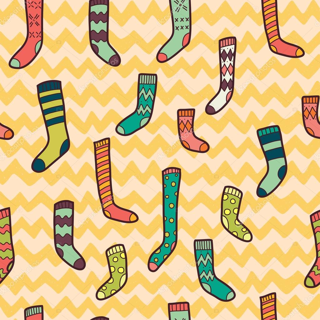 Socks pattern Stock Vector Image by ©TashaNatasha #53060229