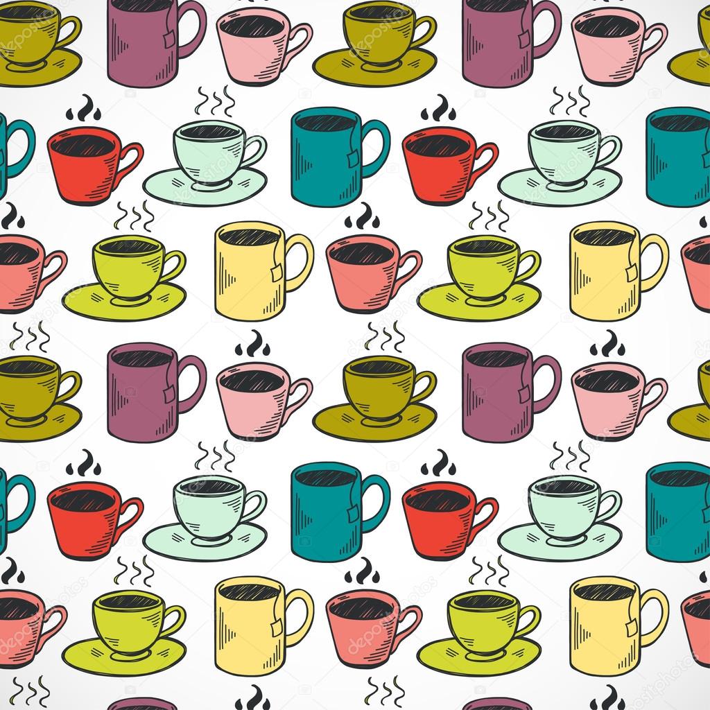 Coffee pattern.