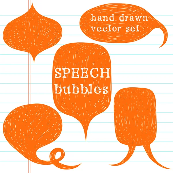 Speech bubbles — Stock Vector