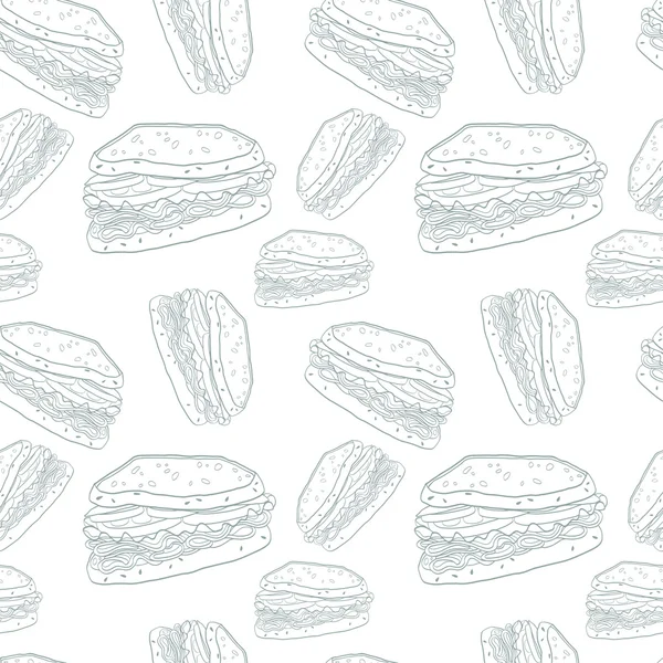 Modèle de sandwich — Image vectorielle