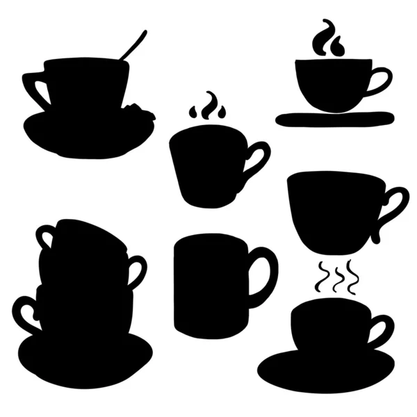 Cups. — Stock Vector