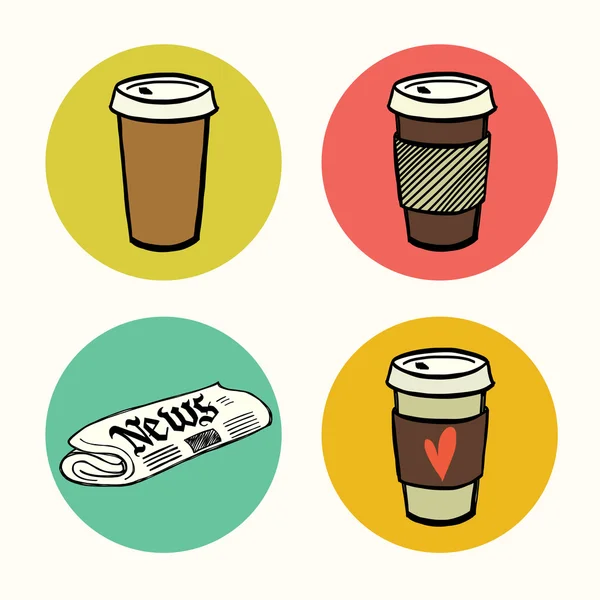 Café. — Vector de stock