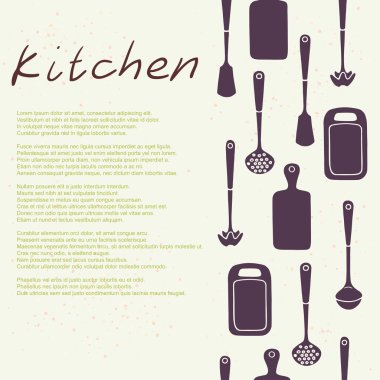 mutfak gereçleri arka plan.