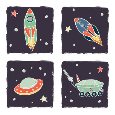 Roketler, Uzay gemileri ve yıldız