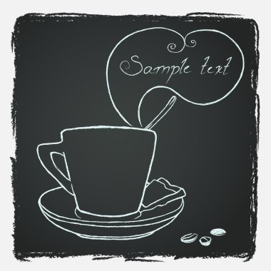 Kahve ile konuşma balonu