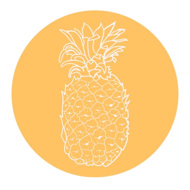 El çizimi ananas.