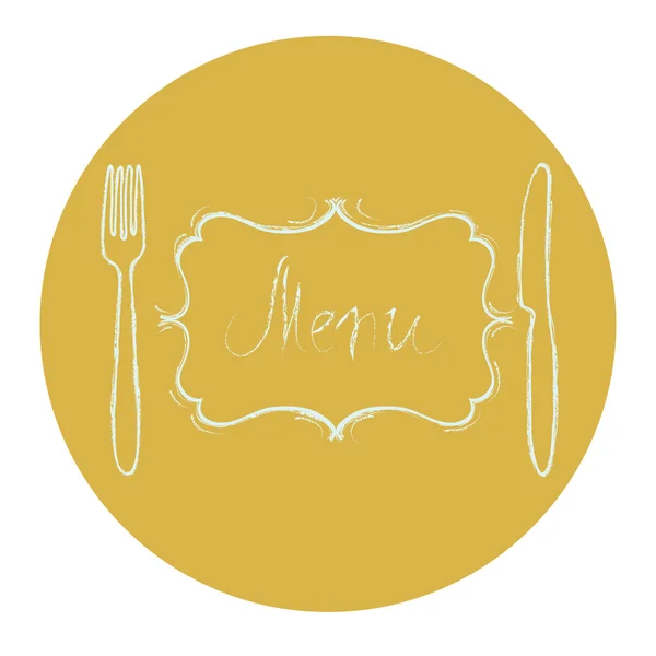 Diseño de menú de restaurante — Vector de stock