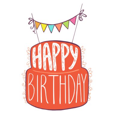 mutlu doğum tipografi poster